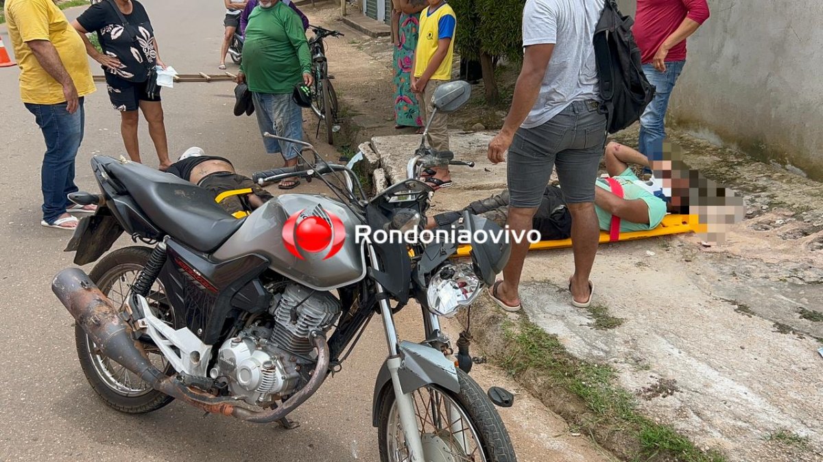 VÍDEO: Duas pessoas ficam gravemente feridas após acidente na Benedito Inocêncio