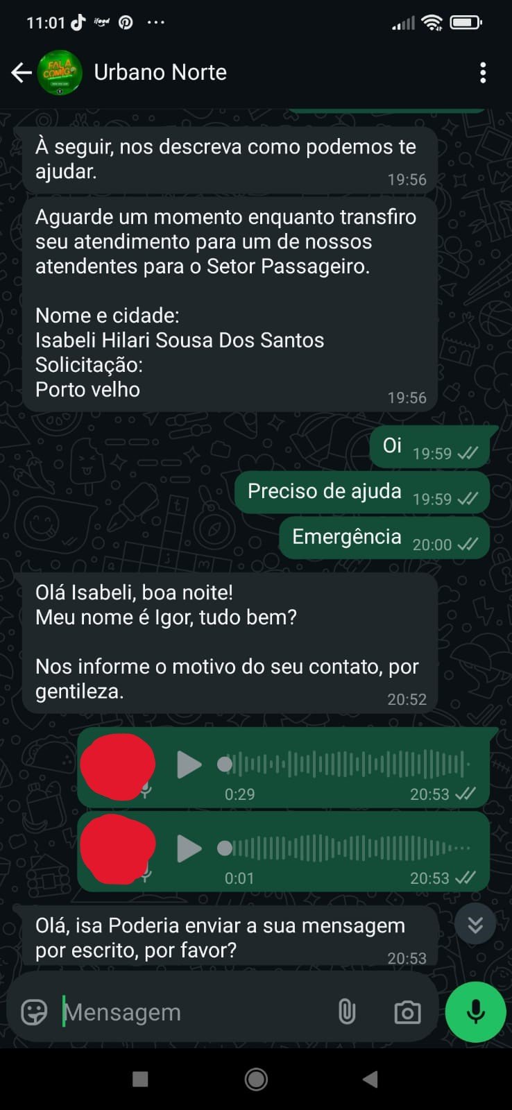 ATUALIZADA: Passageira afanada por motorista da Urbano Norte recupera pertences