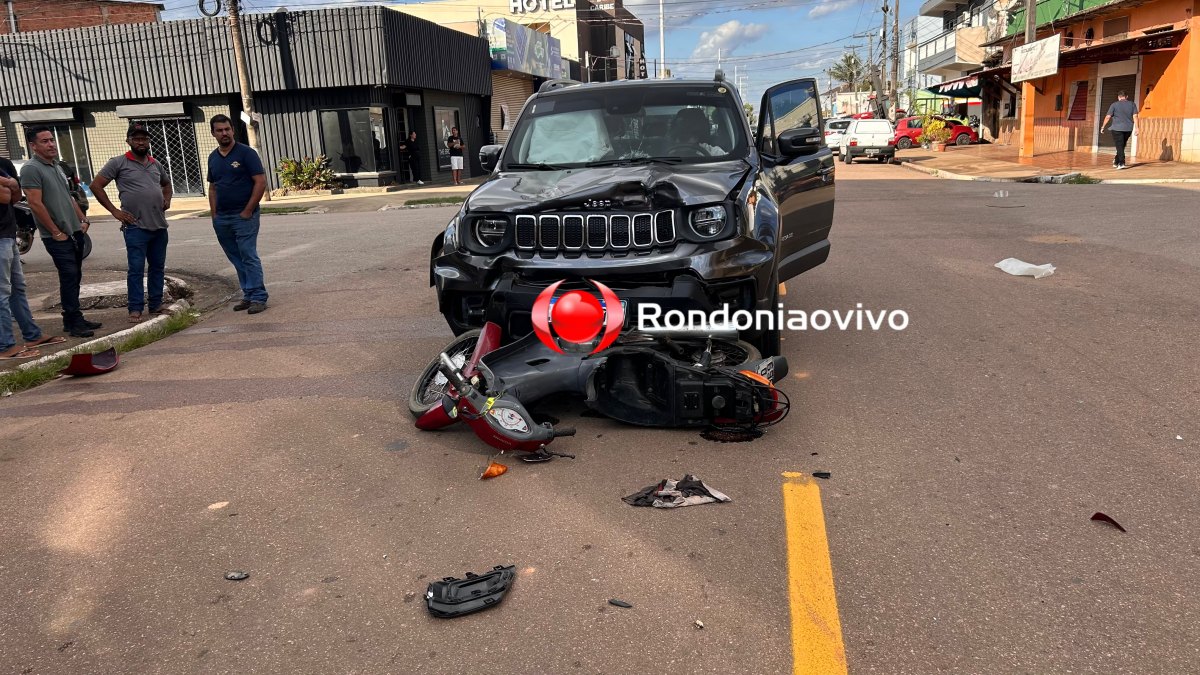ASSISTA: Vídeo registra acidente que deixou idoso gravemente ferido