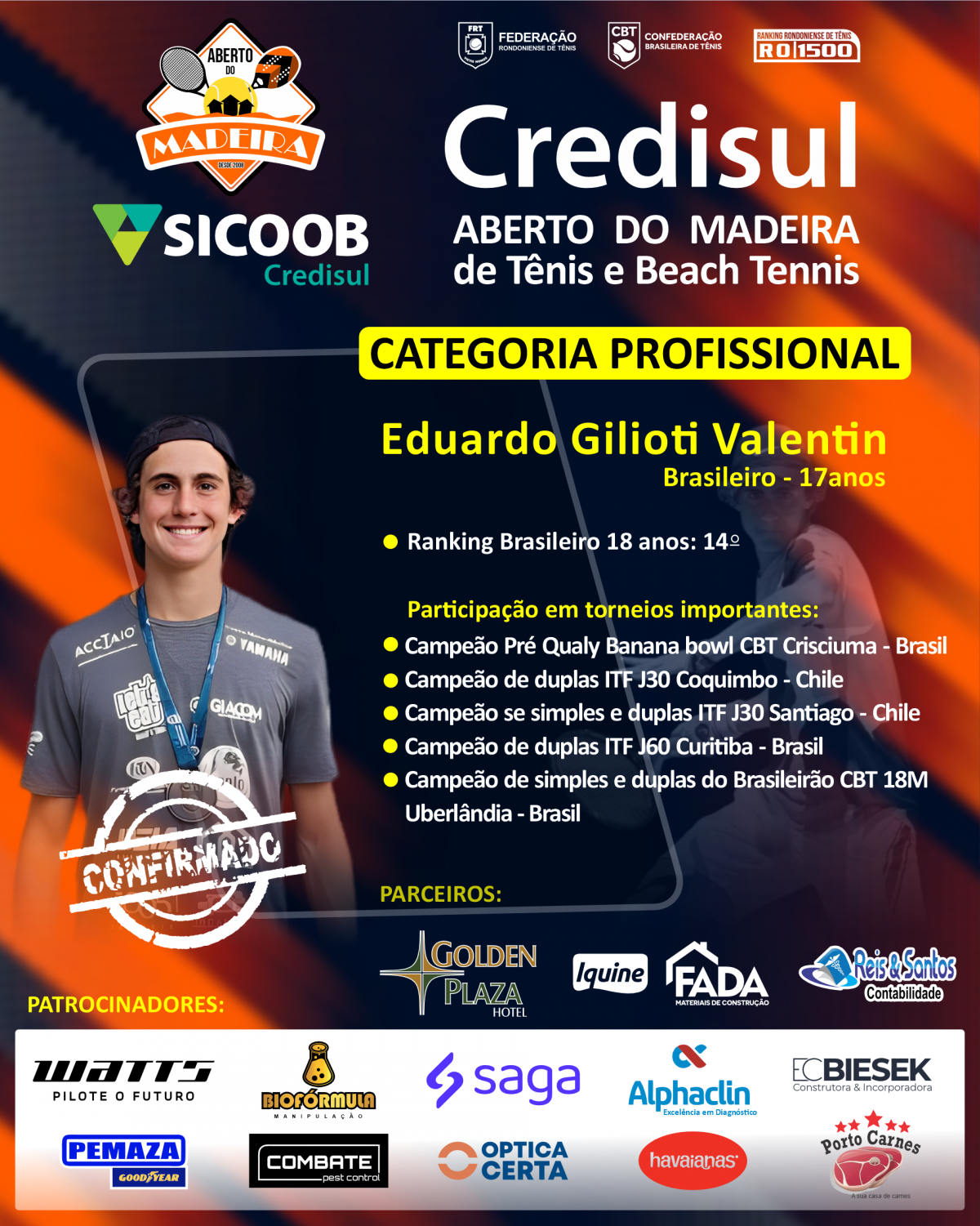 TÊNIS CLUBE: Credisul Aberto do Madeira começa nesta segunda-feira (04)