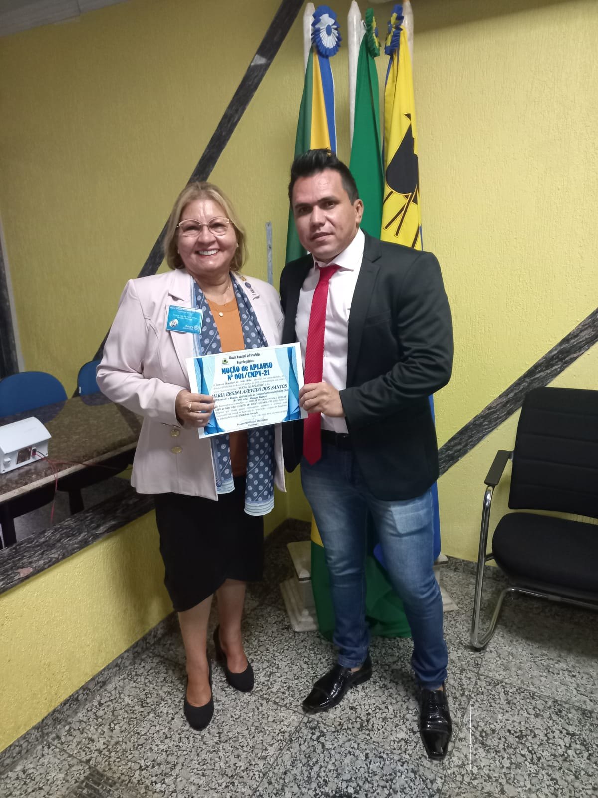 MOÇÃO DE APLAUSOS: Vereador Edimilson Dourado homenageia Rotary Club de Porto Velho