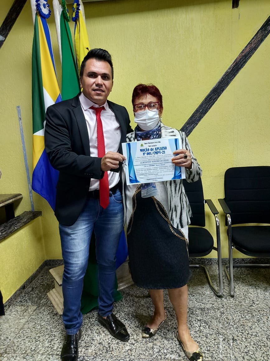 MOÇÃO DE APLAUSOS: Vereador Edimilson Dourado homenageia Rotary Club de Porto Velho