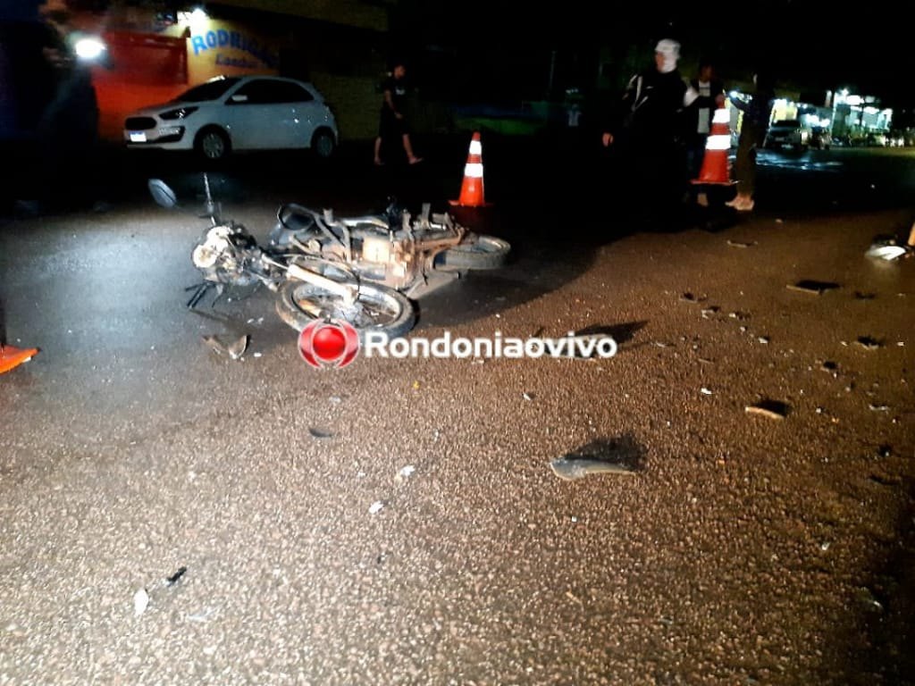 'EU VOU MORRER': Batida frontal entre carro e moto deixa homem em estado crítico na Jatuarana