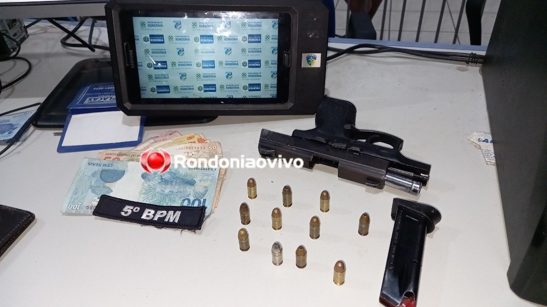 VÍDEO:  Equipe do Gusmão prende acusado de matar policial armado com pistola