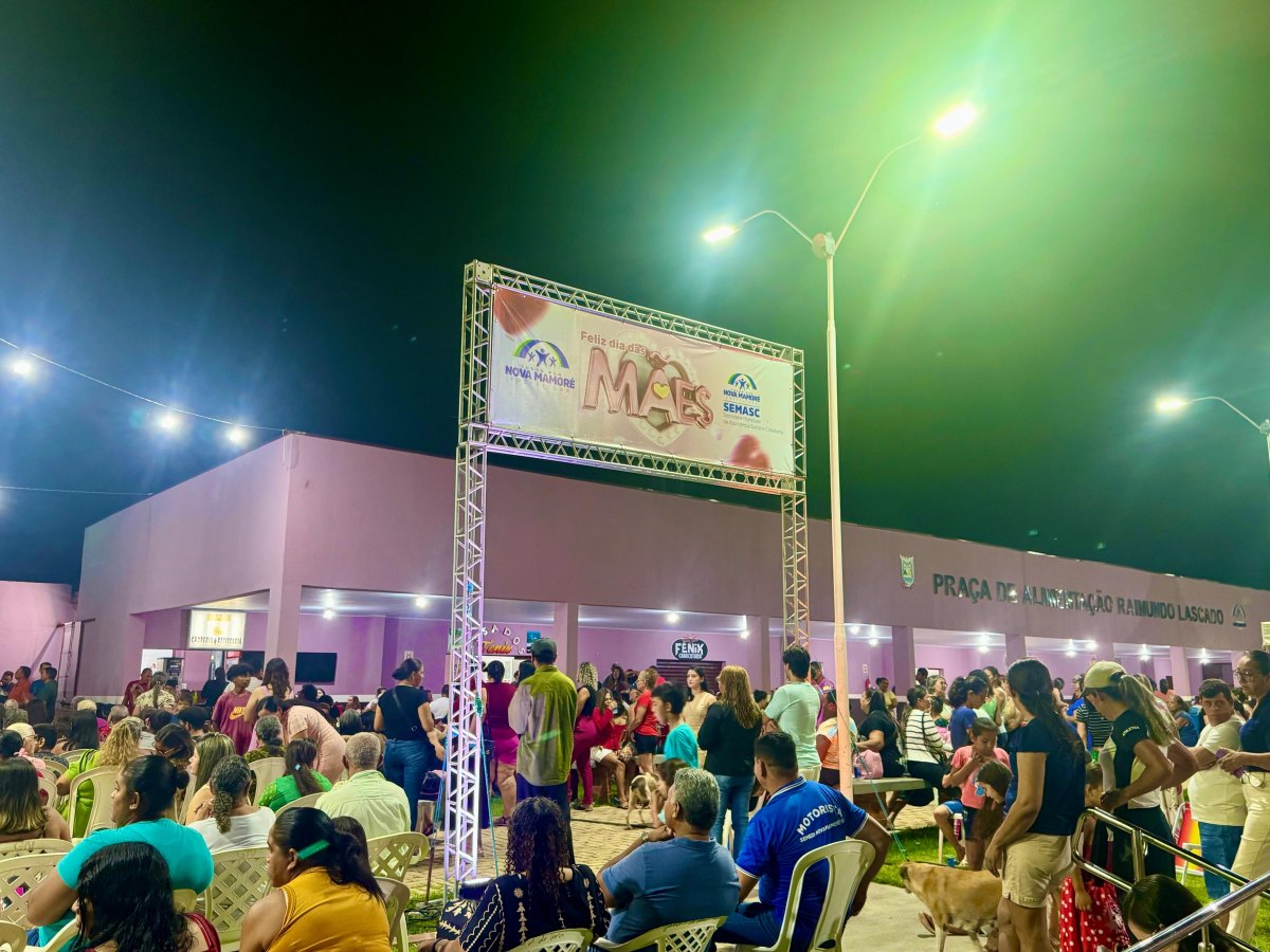 NOVA MAMORÉ: Prefeitura realiza ação de Dia das Mães na Praça Raimundo Lascado