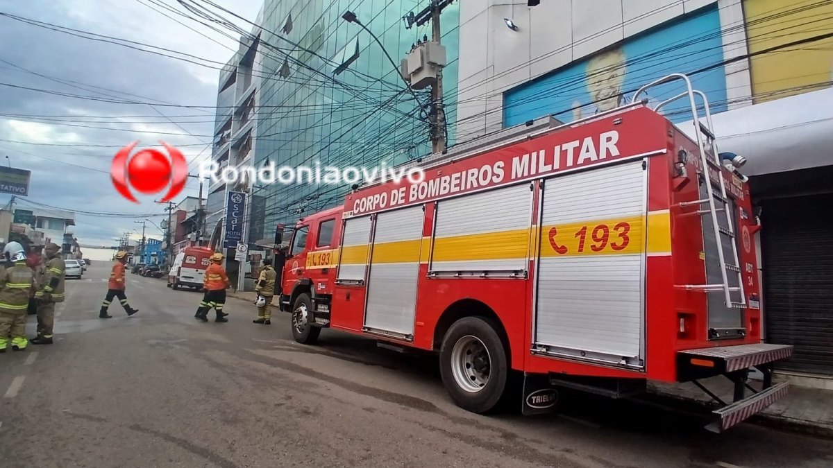 NO CENTRO: Incêndio em hotel mobiliza várias equipes do Corpo de Bombeiros 
