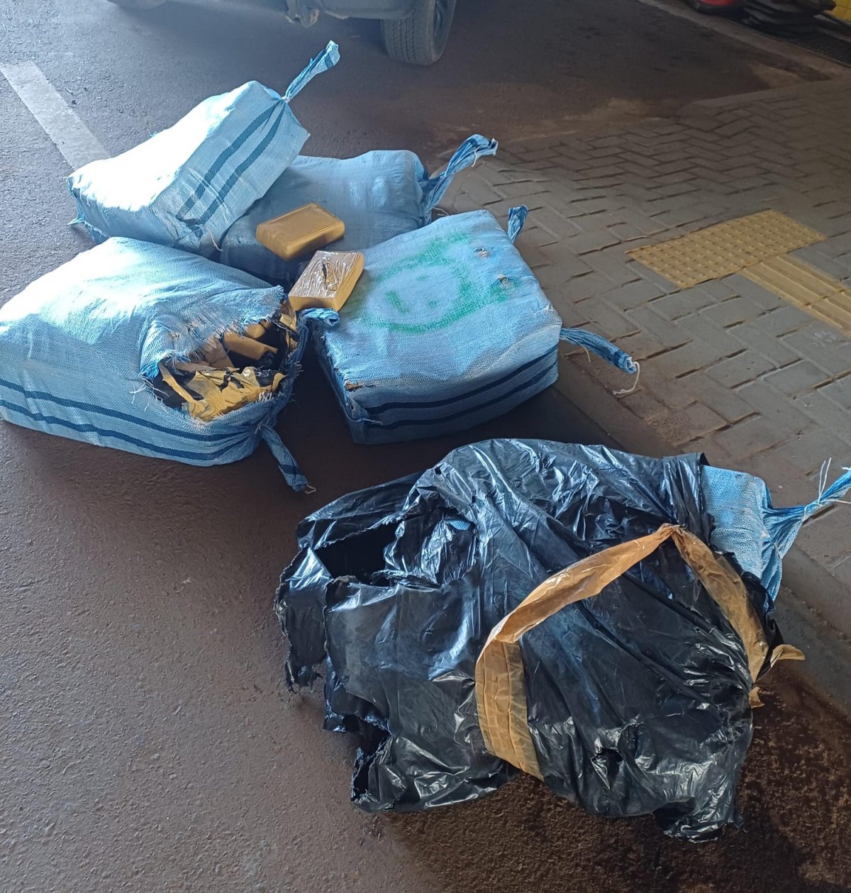 INDO À CUIABÁ: Motorista de carreta é preso com 206 quilos de skunk na BR-364