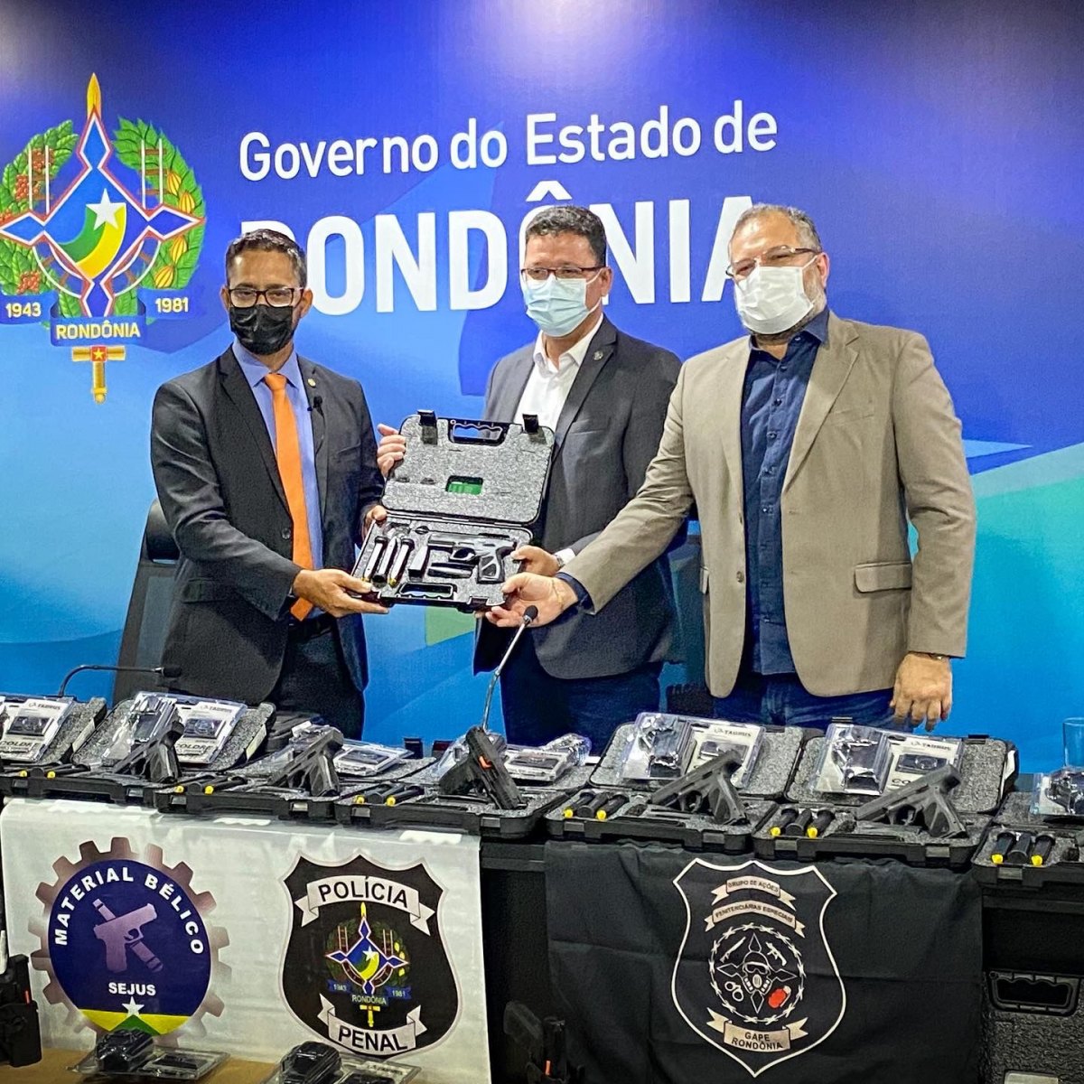 POLÍCIA PENAL: Parceria de Governo de RO e dep. Anderson Pereira garante aquisição de armas