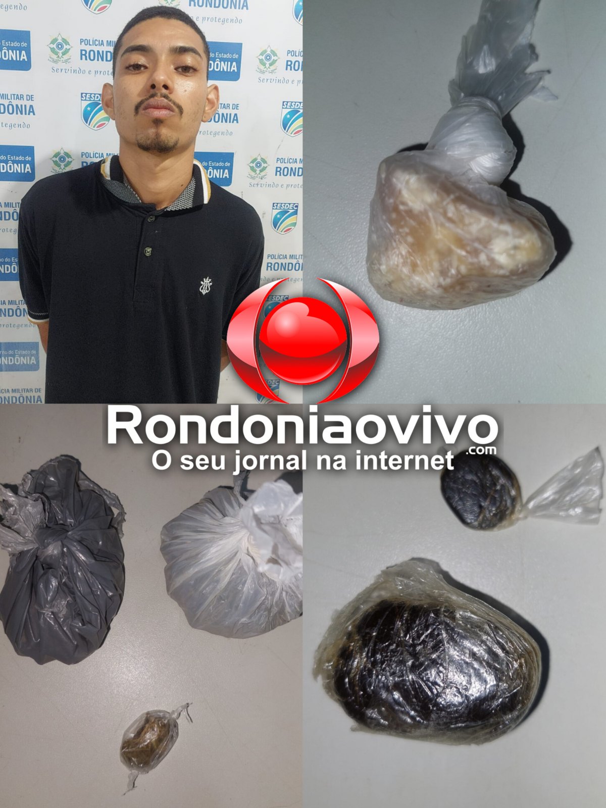 AÇÃO DO MACHADO: Ao som de Reginaldo, traficante é preso com perfumes e camisas sem procedência