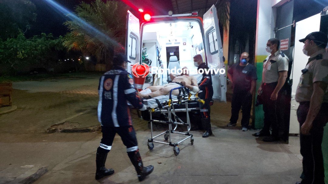 VIOLÊNCIA: Homem é atacado a golpes de faca em tentativa de homicídio na zona Leste