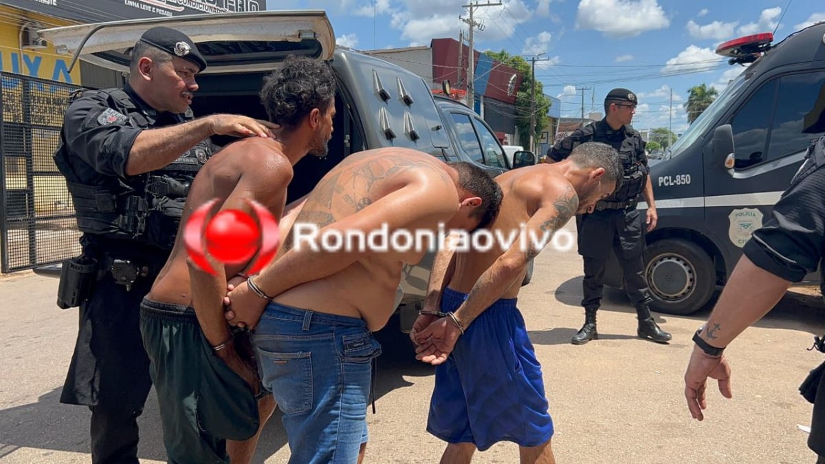 URGENTE: BPTAR prende trio com drogas, arma, munições e besta de flecha