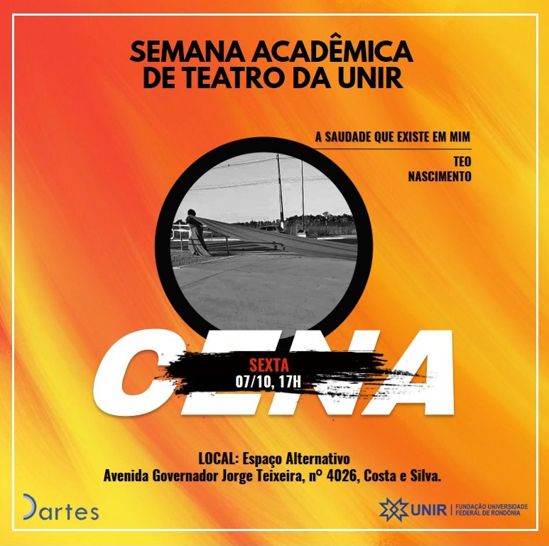 DARTES: Departamento de Artes da Unir promove Semana Acadêmica de Teatro