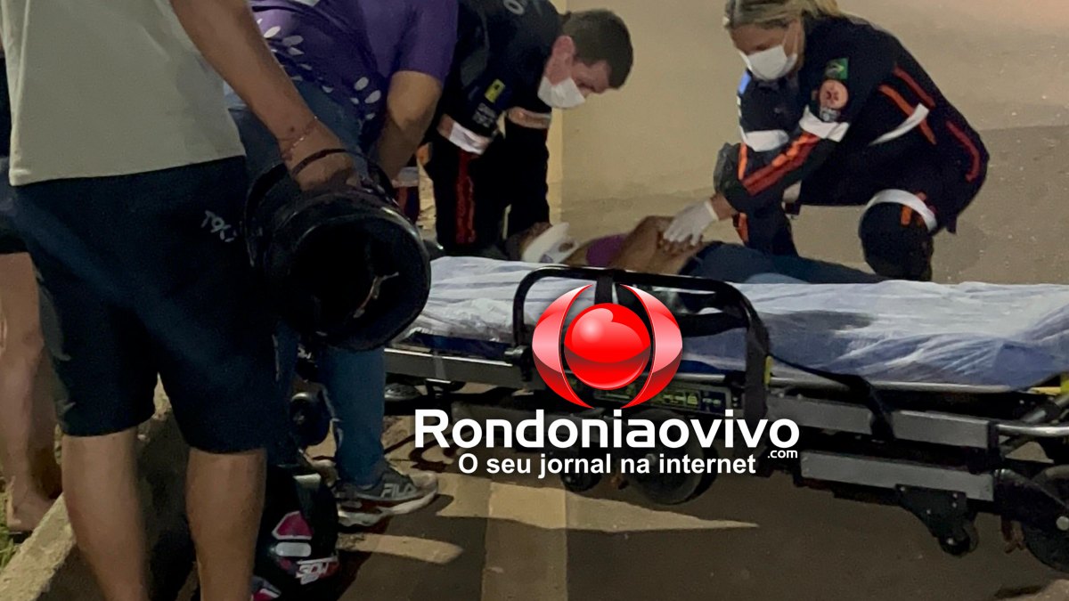 URGENTE: Mulher fica em estado gravíssimo após sofrer queda de moto na BR-364 em Porto Velho ​