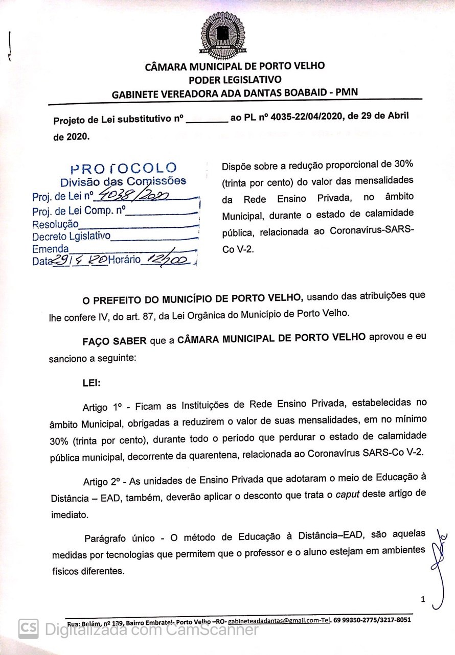 ENSINO PRIVADO: Vereadora Ada Dantas apresenta PL para reduzir 30% nas mensalidades 
