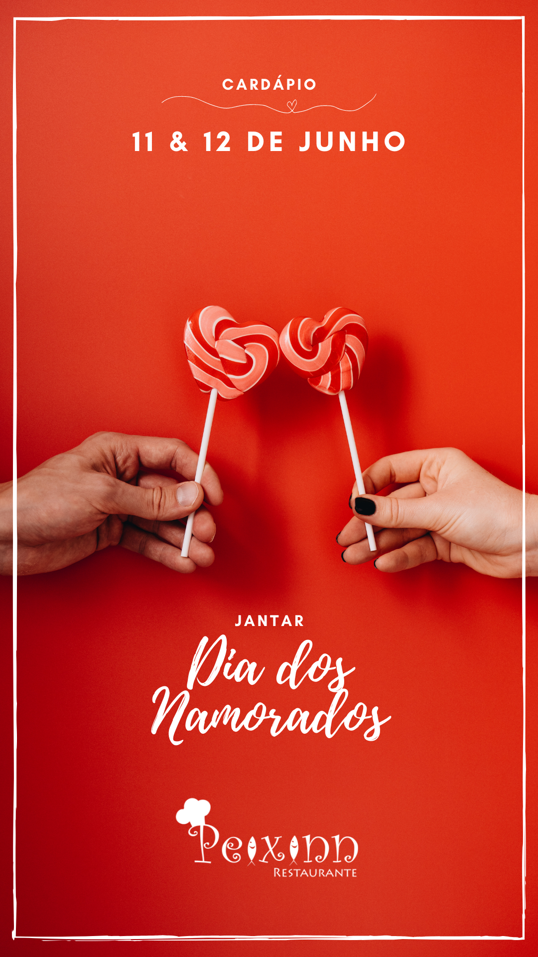 Final de semana especial dos namorados é no Peixinn Restaurante