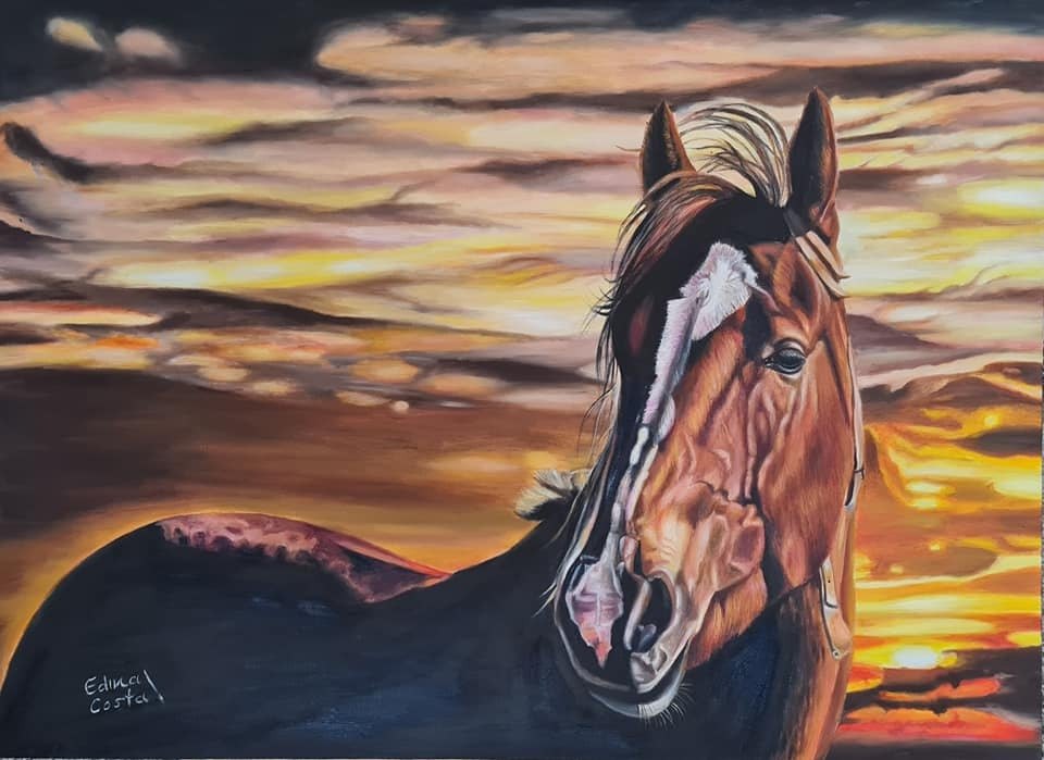 OLHARES DA AMAZÔNIA: Encerra nesta sexta exposição da artista plástica Edna Costa na ALE