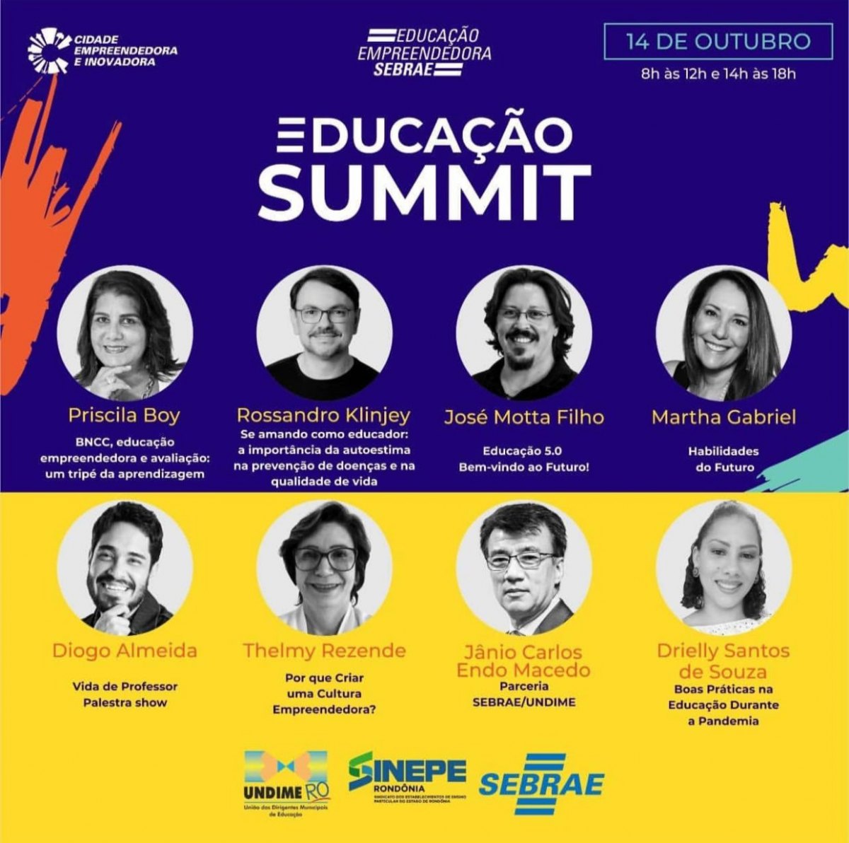 EDUCAÇÃO: Sebrae, Undime e Sinepe realizam Educação Summit em outubro
