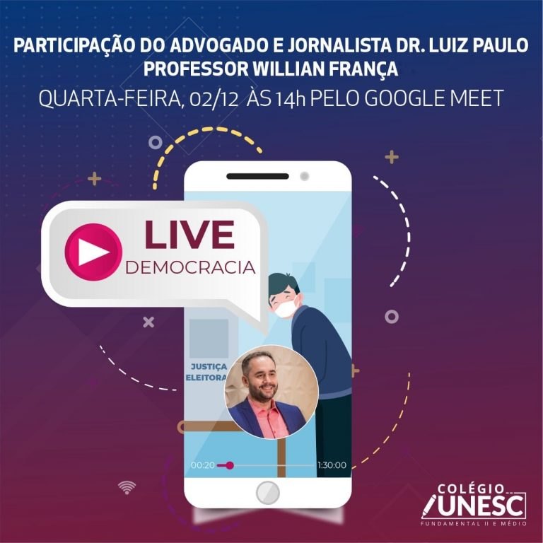 DA UNESC: Estudantes tem palestras com deputada federal, ex-governador, jornalista e advogado