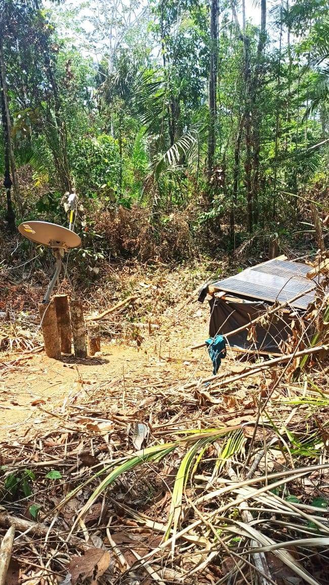 REINTEGRAÇÃO: PM encontra 500 pessoas em área de conflito agrário e várias munições