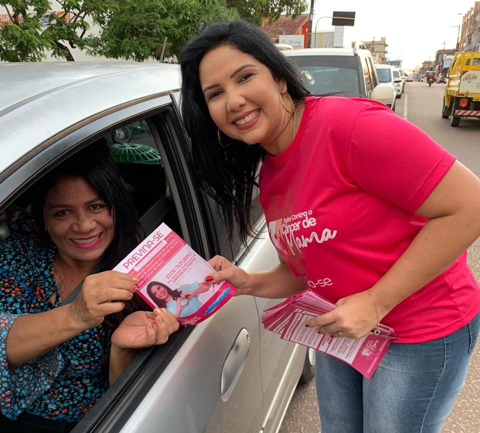 VEREADORA: Cristiane Lopes destaca importância da campanha Outubro Rosa