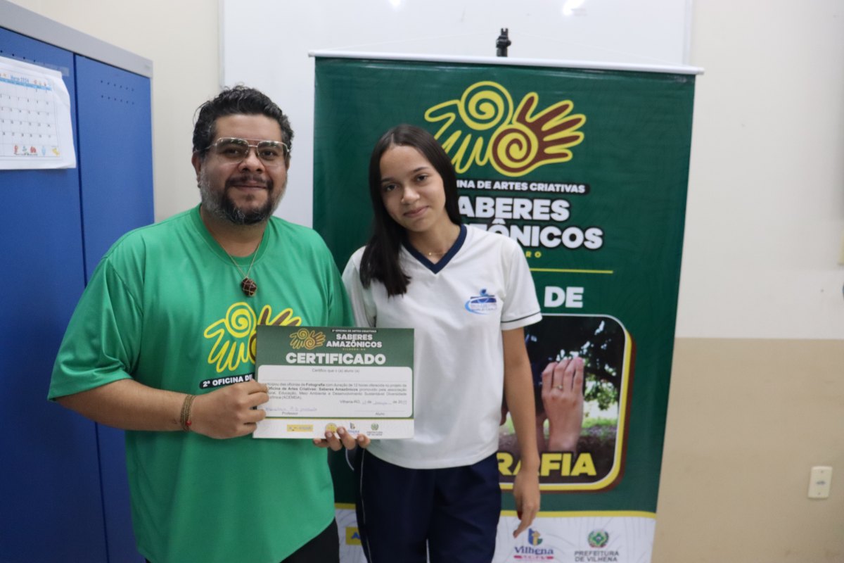 ACEMDA: Alunos de escola estadual de Vilhena participam de Oficina de Fotografia