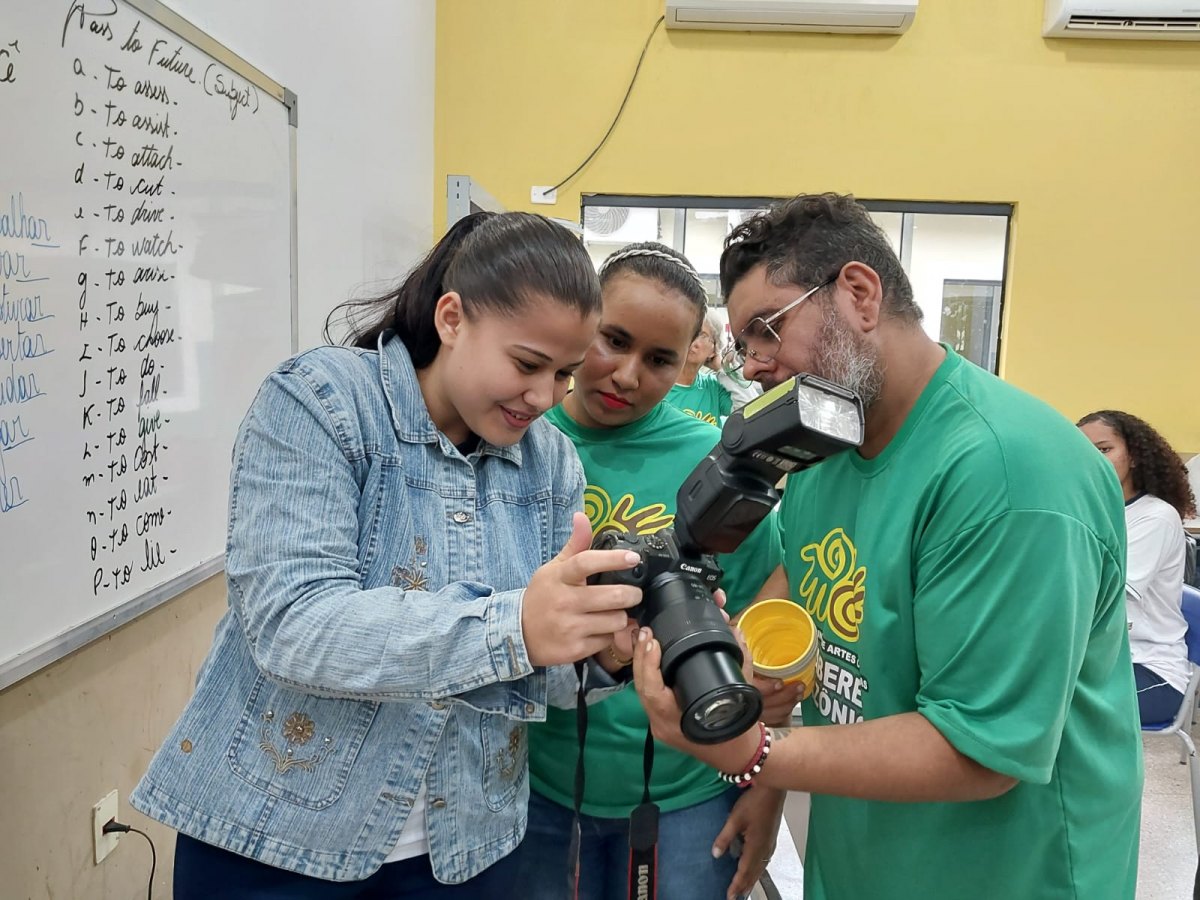 ACEMDA: Alunos de escola estadual de Vilhena participam de Oficina de Fotografia