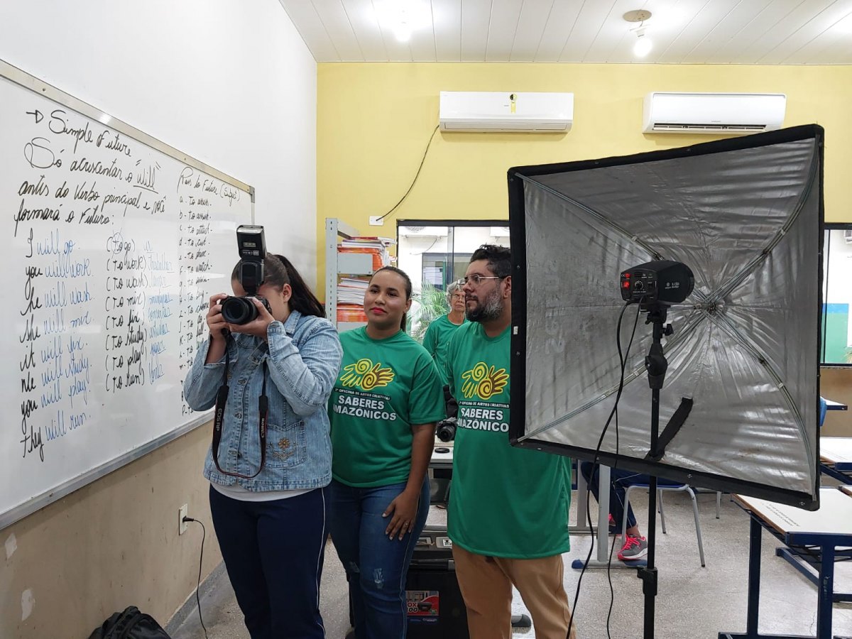 ACEMDA: Alunos de escola estadual de Vilhena participam de Oficina de Fotografia