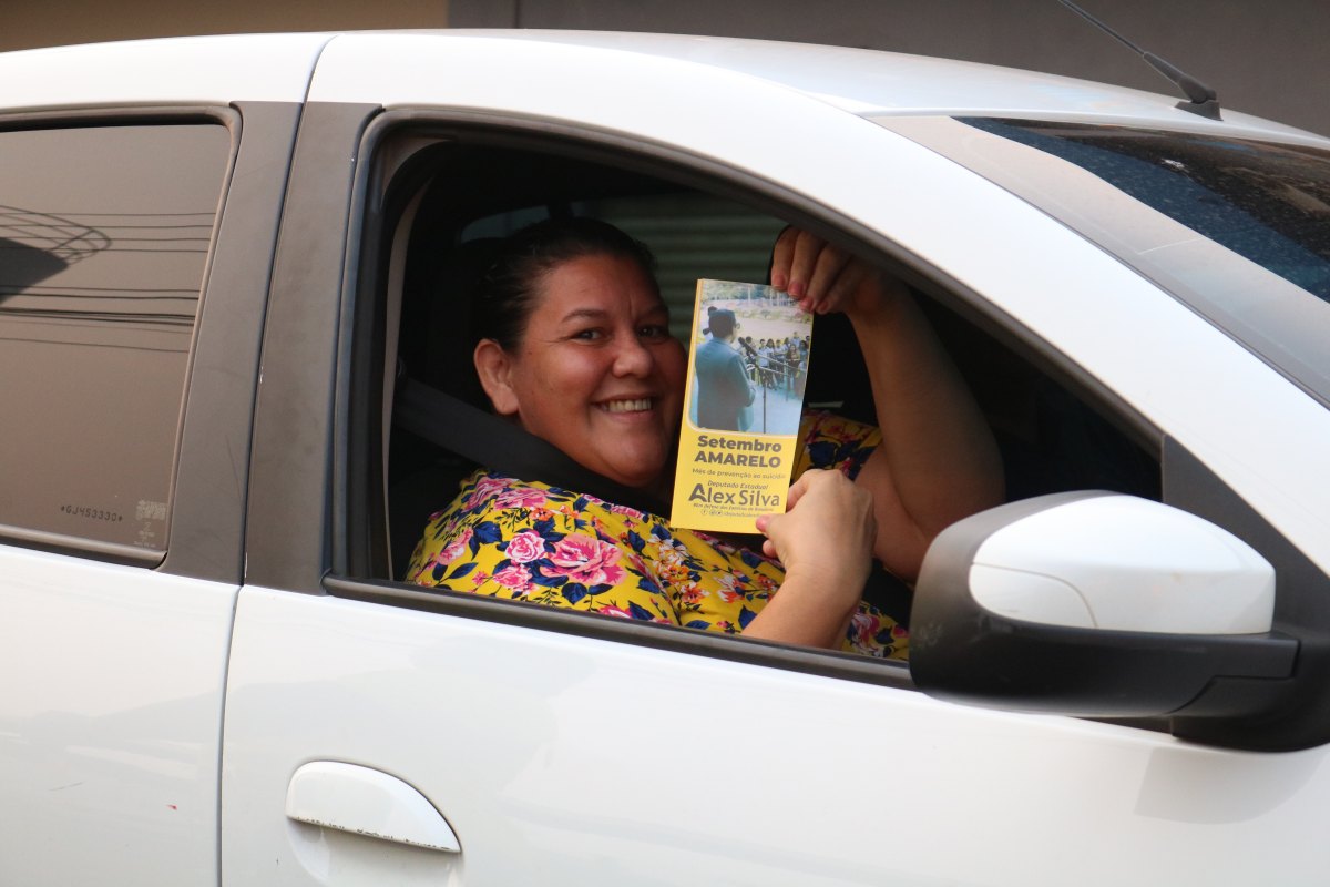 SETEMBRO AMARELO: Deputado Alex Silva promove pit stop de conscientização contra o suicídio