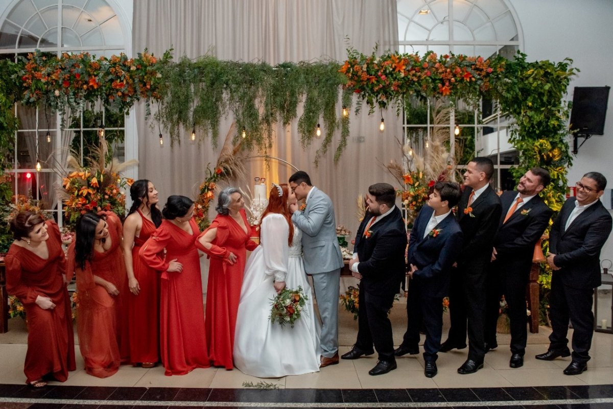 NA CERIMÔNIA: Pai fala de amor pela filha no dia do casamento dela