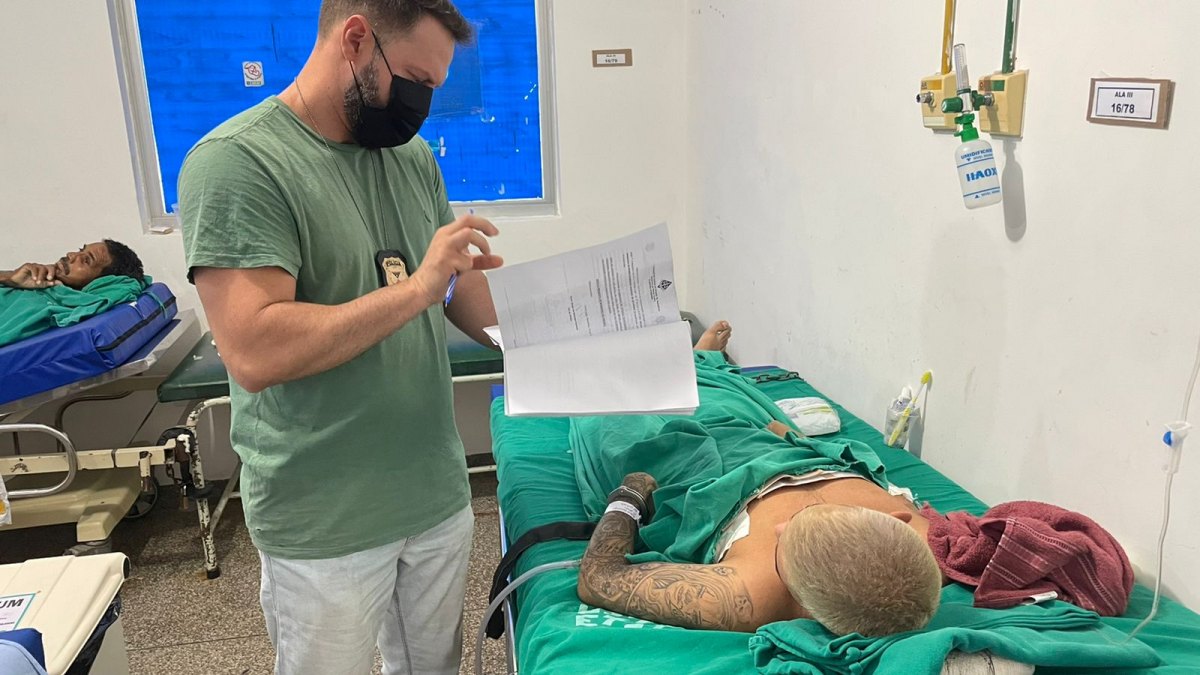 LATROCÍNIO TENTADO: Polícia Civil prende acusado de atirar no rosto de vigilante em superatacado