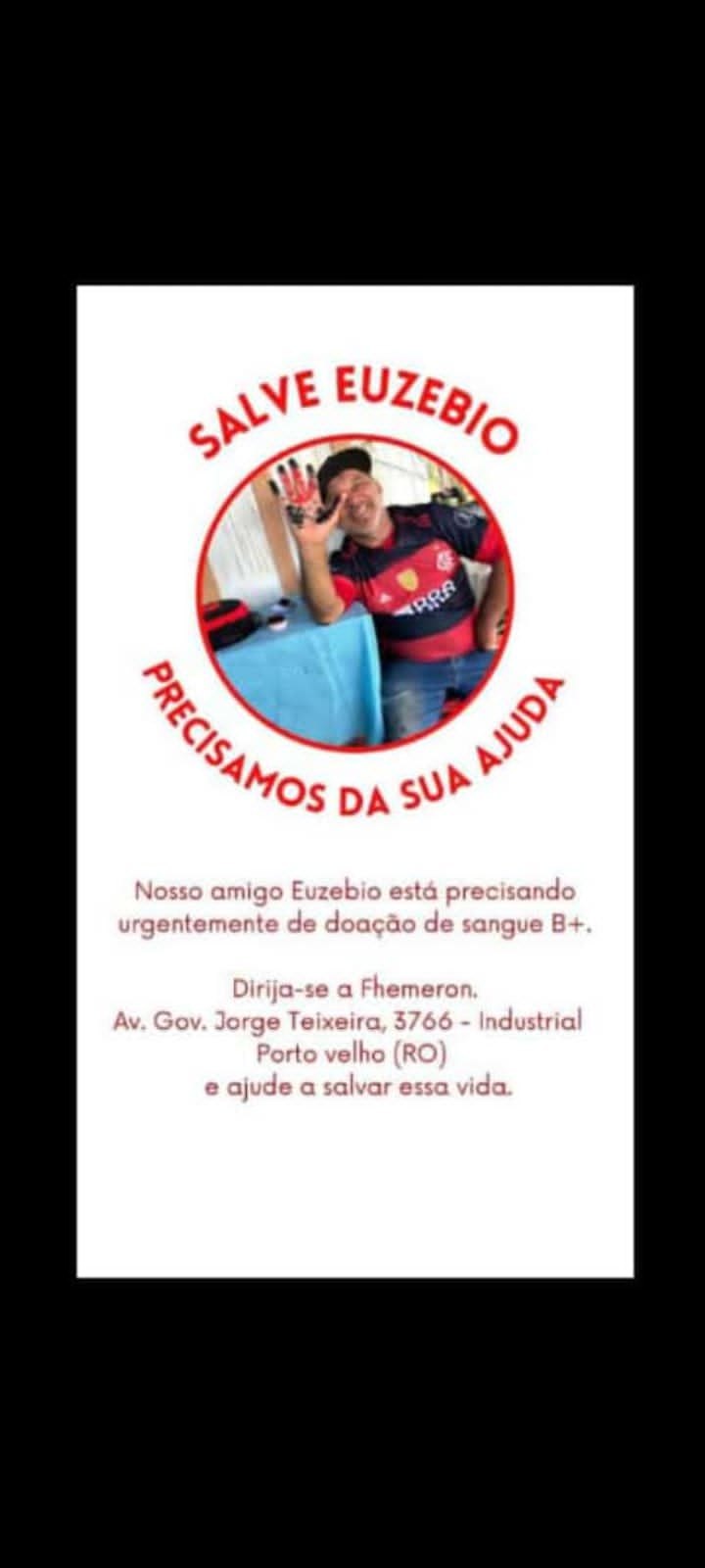 ACIDENTE: Motociclista que teve perna amputada precisa de doação de sangue com urgência 