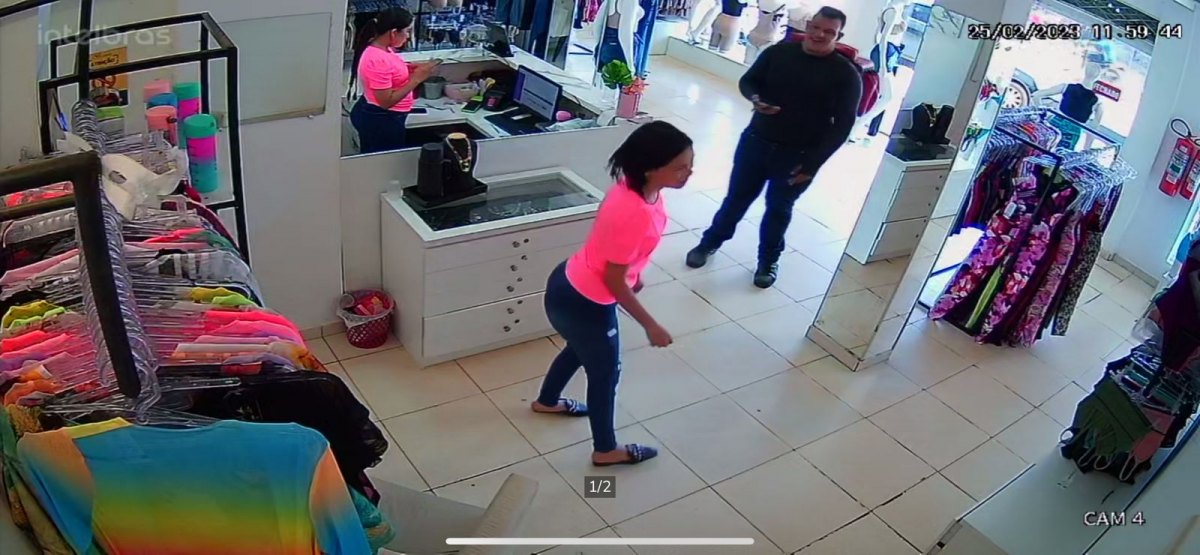 VÍDEO: Falso motoboy invade loja e rouba 35 abadás do bloco Axé Folia Mix