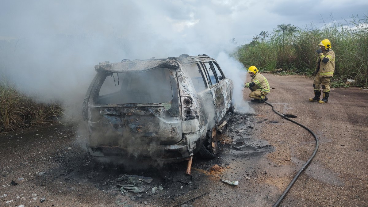 FORTEMENTE ARMADOS: Sete criminosos atiraram e participaram de roubo no Aeroclube 