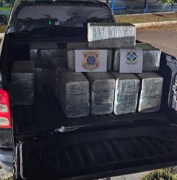 FAROESTE: PF e PM realizam apreensão de mais de meia tonelada de droga