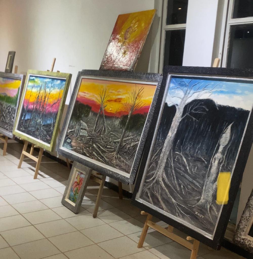 EXPOSIÇÃO: Artistas de Nova Mamoré exibem talento na Casa de Cultura Ivan Marrocos 