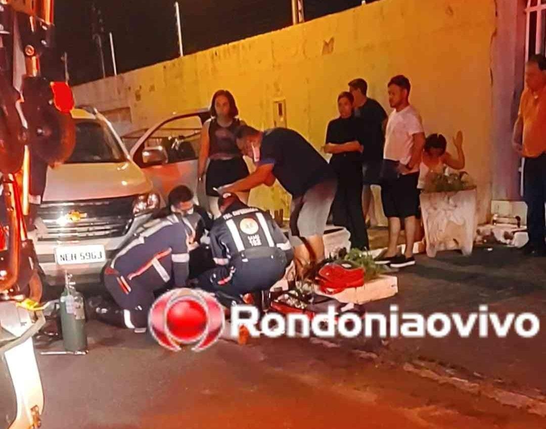 ASSISTA: Mulher atropelada pela própria caminhonete é reanimada e levada ao JPII