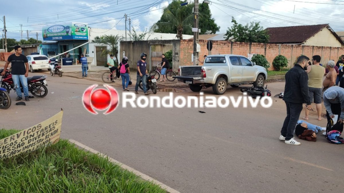 NA RIO DE JANEIRO: Grave acidente entre motocicletas e Hilux deixa três vítimas