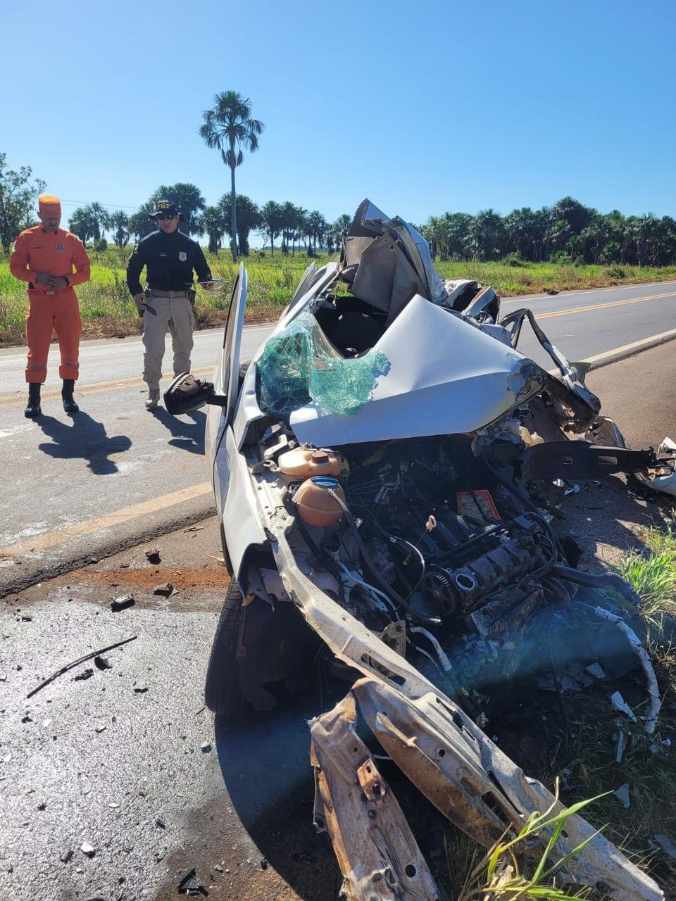 TRÁGICO: Vereador e namorada morrem após colisão frontal na BR-364