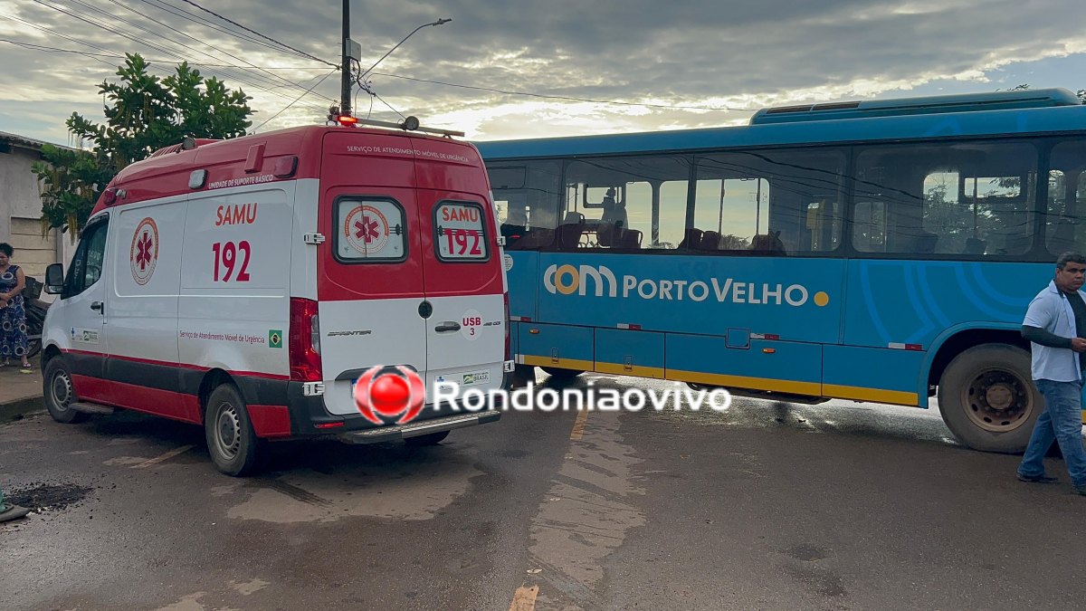 PONTO FINAL: Motociclista fica em estado grave após colisão com ônibus na Calama
