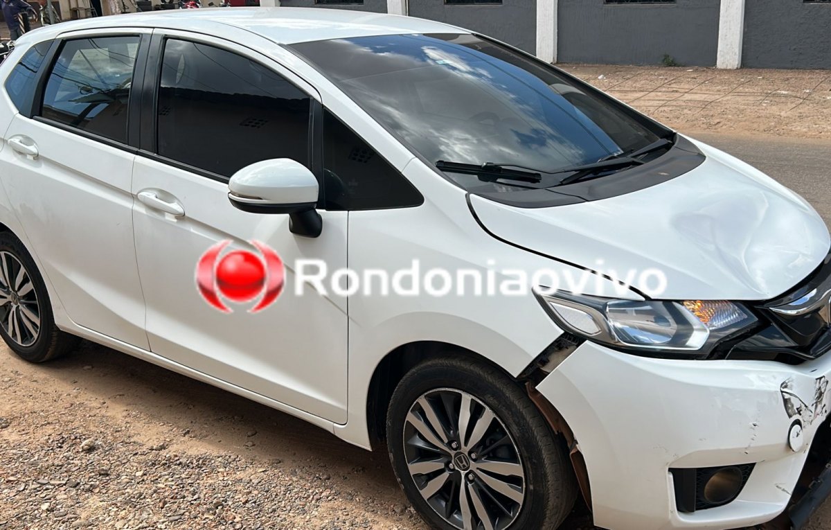 ATROPELOU: Mulher avança cruzamento e deixa motociclista gravemente ferida