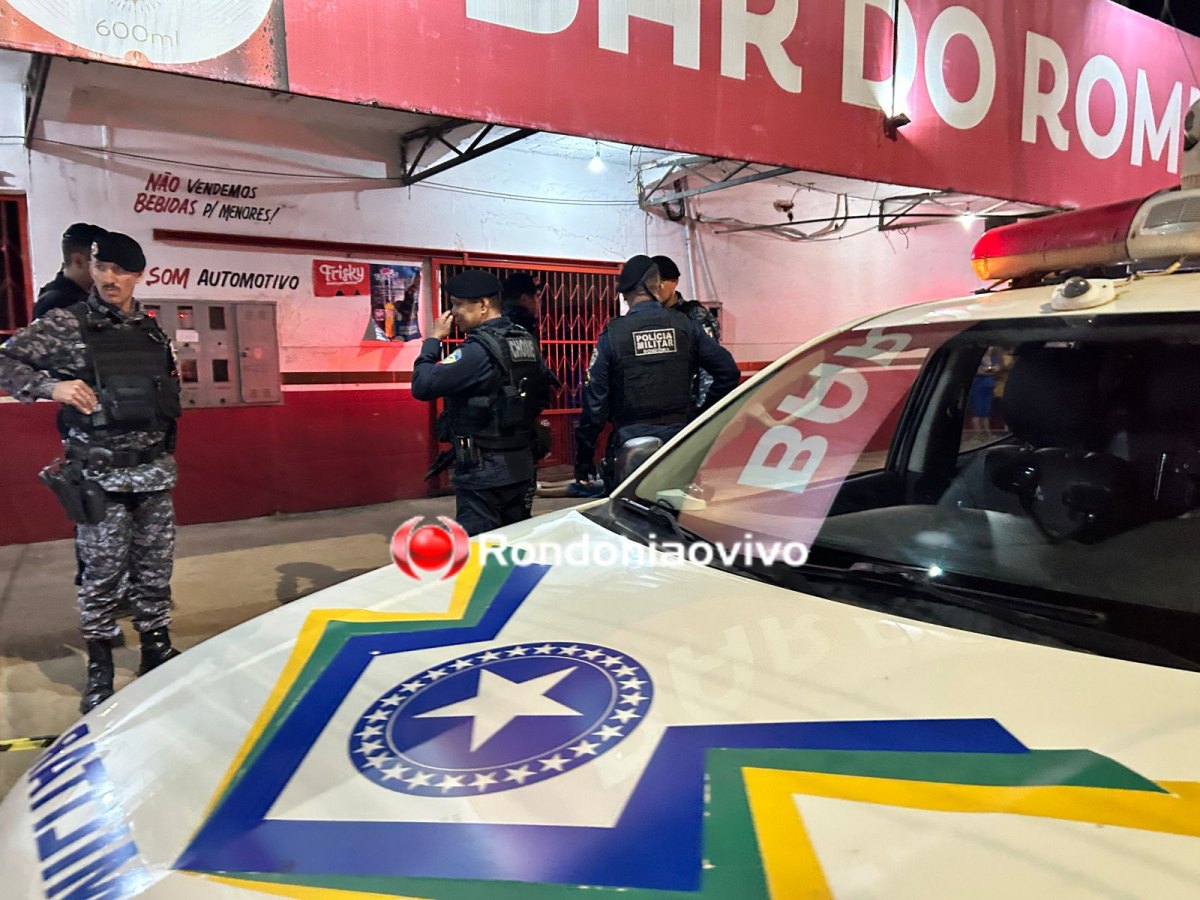 NA CABEÇA: Homem é executado a tiros em bar na zona Leste