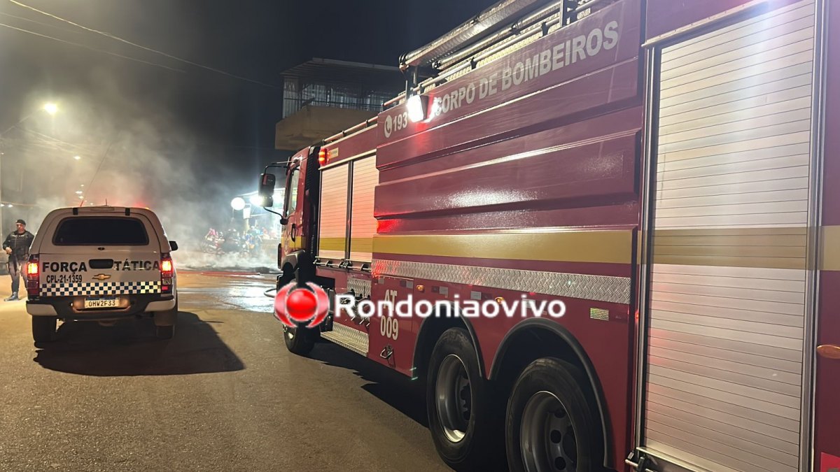 VÍDEO: Moradores fazem manifestação por melhorias e colocam fogo em pneus