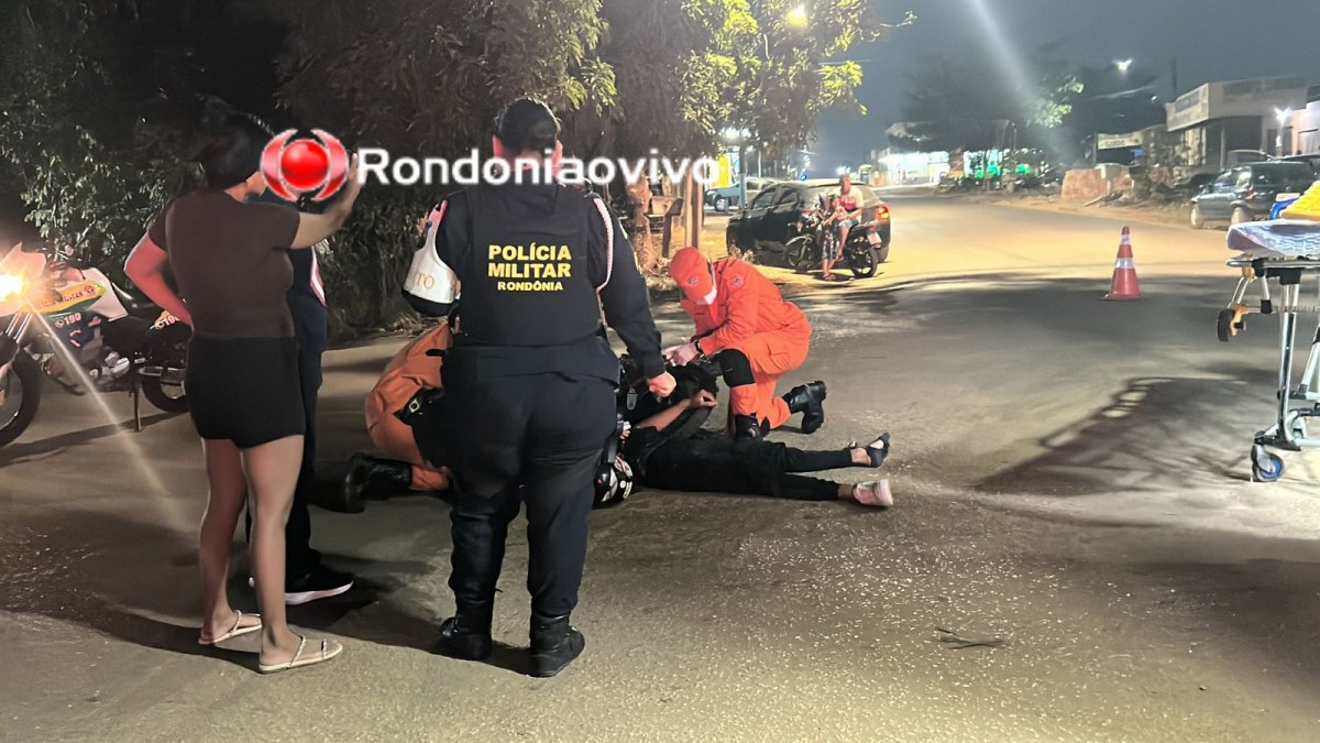 VÍDEO: Motociclista sofre grave acidente após condutor de Onix avançar cruzamento
