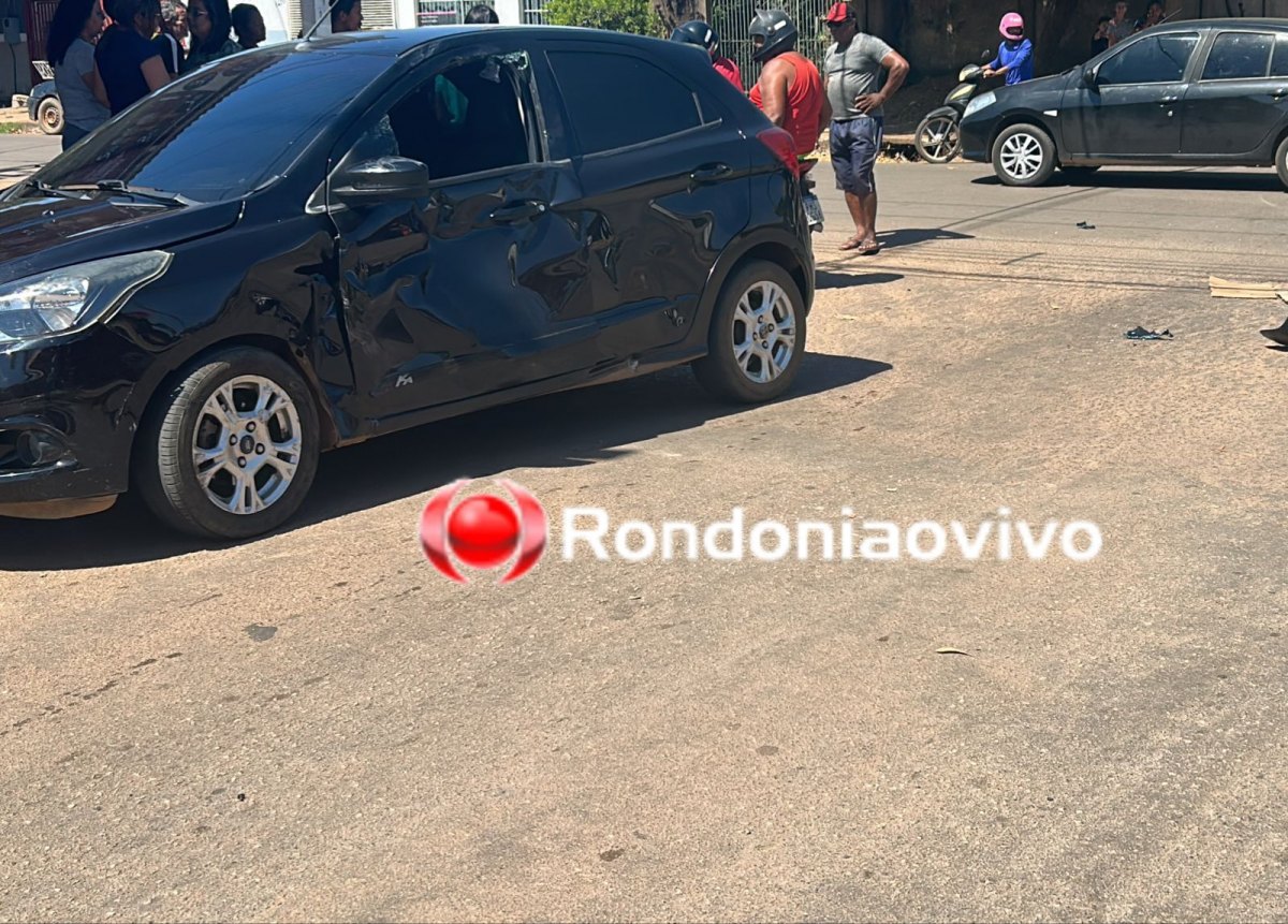 DESMAIOU: Motociclista fica seriamente ferido após mulher avançar preferencial