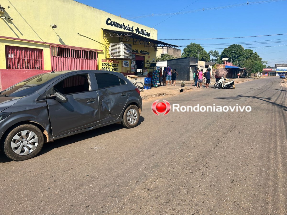 VÍDEO: Idoso sofre grave acidente ao avançar preferencial e bater em carro de App
