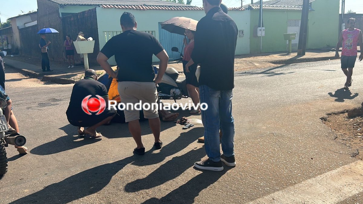 VÍDEO: Idoso sofre grave acidente ao avançar preferencial e bater em carro de App