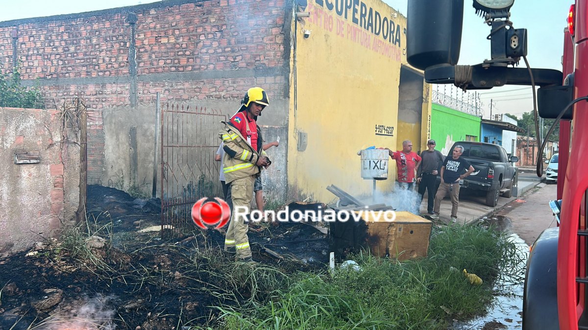VÍDEO: Mulher coloca fogo na própria residência na capital