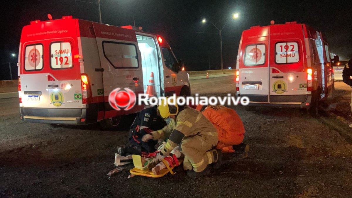 PRESOS NAS FERRAGENS: Motorista de aplicativo e passageiras sofreram gravíssimo acidente na BR-364 