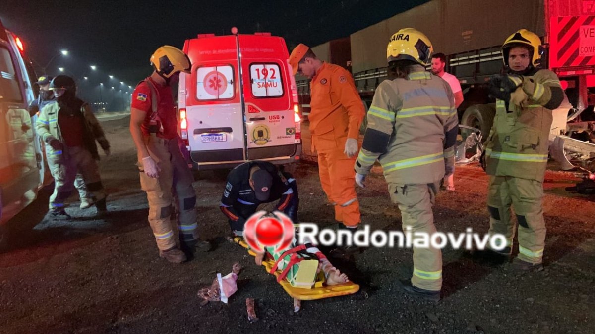 PRESOS NAS FERRAGENS: Motorista de aplicativo e passageiras sofreram gravíssimo acidente na BR-364 