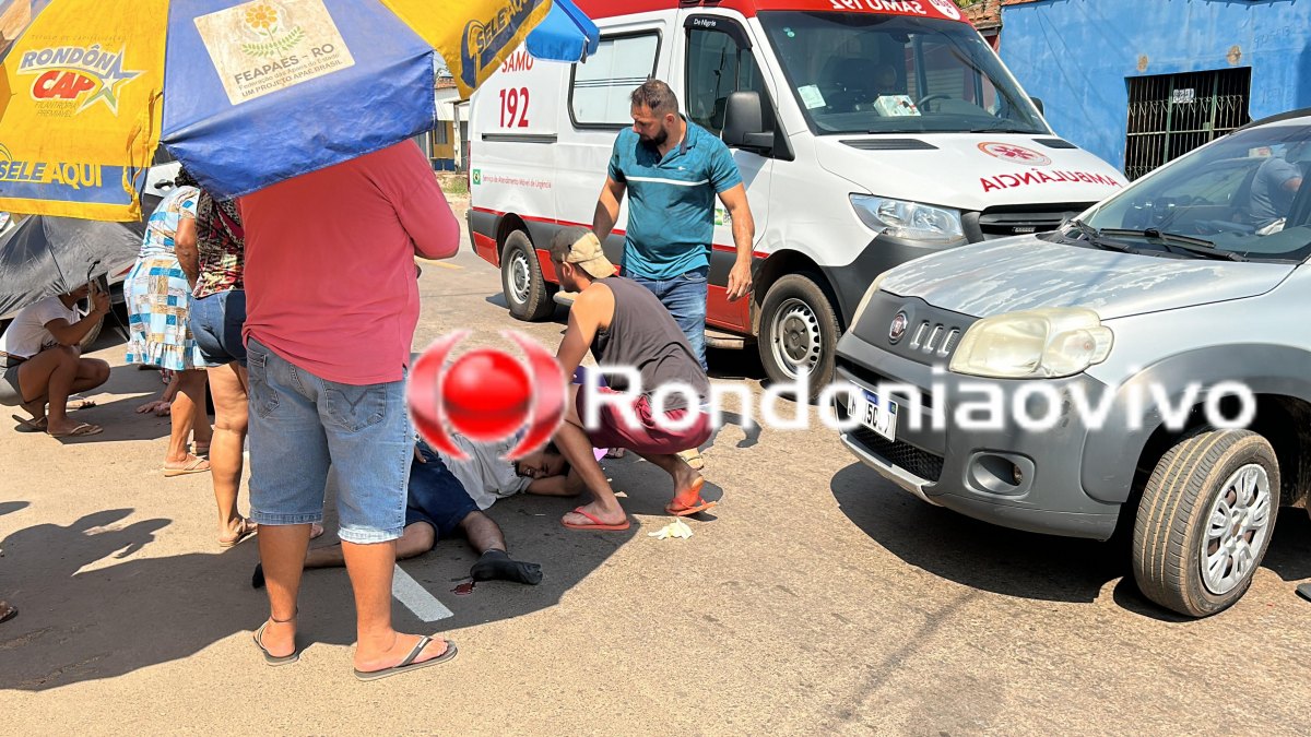 VÍDEO: Casal em moto sofre gravíssimo acidente na Estrada dos Periquitos